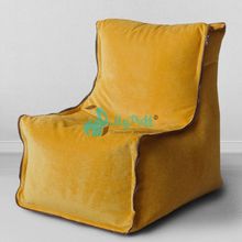 Модульное кресло-трансформер Mypuff Лофт-Элит, микровельвет, желтая горчица: lf_450