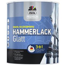 Dufa Premium Hammerlack 2.5 л черная гладкая глянцевая