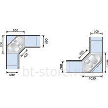 Угловая поворотная система Hailo Rondo-Comfort 3646-23