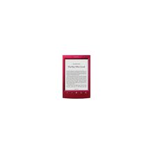 Sony (Электронная книга PRS-T2, сенсорный экран E-Ink Pearl 6 , microSD slot, 2GB, Wi-Fi, micro USB, Evernote, Facebook, словари EN-RU и RU-EN, красная глянцевая)