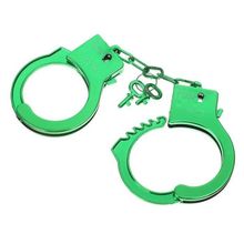 Сима-Ленд Зеленые пластиковые наручники  Блеск (зеленый)