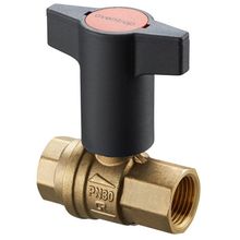 Шаровой кран Oventrop EZB Ду 15 1 2" ВВ пластиковая рукоятка