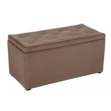Мебельстория Пуф Тони-3Т коричневый велюр ID - 310830