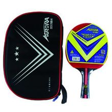 Ракетка для настольного тенниса AURORA, три звезды, длинная ручка,в полном чехле