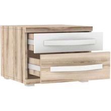 Алмаз. Любимый дом Марта Тумба прикроватная (Белый Дезира Эш)