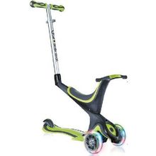 Y-scoo 457-106 Самокат GLOBBER EVO 5 in 1 с 3 светящимися колесами Green