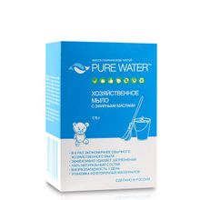 MI&KO Хозяйственное мыло Pure Water с эфирными маслами 175 г PW183916