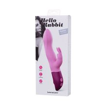 Розовый вибратор-кролик Hello Rabbit - 24,5 см.