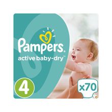 Pampers Active Baby-Dry 8-14 кг 4 70 шт.