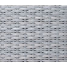 Плетеный стол Лайт 120x80 плетеная мебель из искусственного ротанга для дачи для кафе для ресторанов серебристый 05