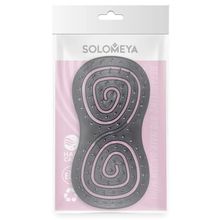 SOLOMEYA Расческа био для волос подвижная ЧЕРНАЯ Solomeya Detangling Bio Hair Brush Black, 1 шт.