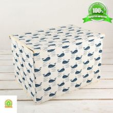 Короб для хранения - Киты, с крышкой 37х26х24 см