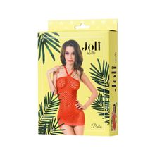 Erolanta Обольстительное платье-сетка Joli Praia (L-XL   красный)