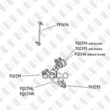 Рычаг Подвески | Перед Прав | Mazda 3 10-> FIXAR арт. FQ0294R