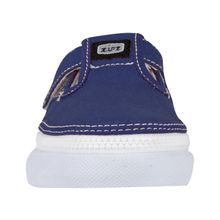 Кеды детские denim blue с чёрной подошвой от zips