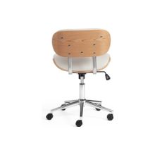 Tetchair Кресло CRAFT, натуральный, кож зам белый