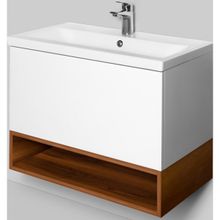 Am.Pm Мебель для ванной Gem 75 белый глянец с 2 ящиками