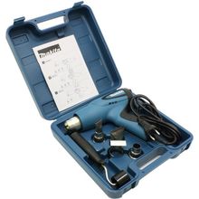 Makita    HG651CK   Термовоздуходувка с насадками (4 шт) (2000W, 550 л мин,  650°С,  2регулятора,  LCD, кейс)