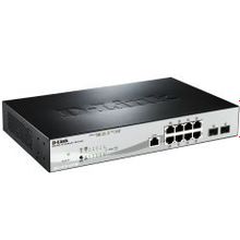 dgs-1210-10p me a1a (Коммутатор metro ethernet 8х10ХХmbps, с poe, 2 combo minigbic)