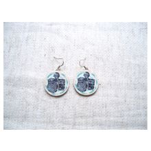 Серьги фотоаппарат винтаж