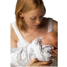 SwaddleDesigns Marquisette Medallions розовая