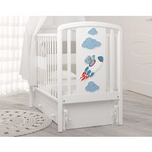 Кроватка Жаклин Мишка на ракете с маятником