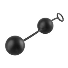 Pipedream Анальные шарики из силикона Elite Vibro Balls (черный)