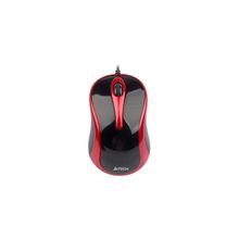 A4Tech n-360-2 black red v-track padless  usb