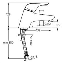 Смеситель Ideal Standard Ceraplan New B4101AA для ванны с душем