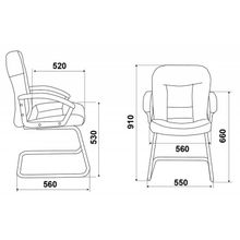 Бюрократ кожаное T-9908AXSN Low-V черное