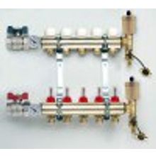 Tiemme Коллекторная группа 12  выходов 1-3|4 с расходомерами для теплого водяного пола