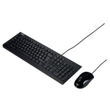 Клавиатура Комплект ASUS U2000 + мышь USB, Black