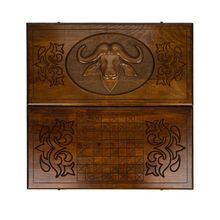 Нарды резные "Африканский Буйвол"