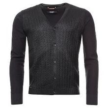 Кардиган мужской Liu Jo Jeans M64033MA677, цвет черный, L