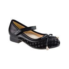 Adagio для девочки черные комбинированные на каблучке