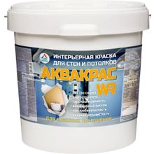 Аквакрас WR — интерьерная краска для стен и потолков в помещениях с повышенной влажностью