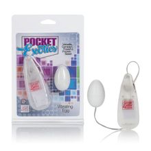 California Exotic Novelties Круглое белое виброяйцо Pocket Exotics Vibrating Egg (белый)