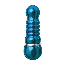Pipedream Голубой аллюминиевый вибратор BLUE SMALL - 7,5 см. (нежно-голубой)