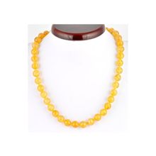 Бусики-Колечки Бусы Цитрин "Классика 10" арт.НЦТ-1(10)-48-1