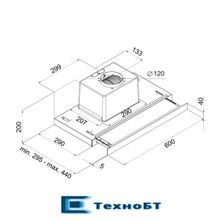 Встраиваемая вытяжка Maunfeld Ouse Touch 60 белый