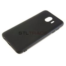 Силиконовый чехол TPU Case матовый Samsung J4 2018 черный