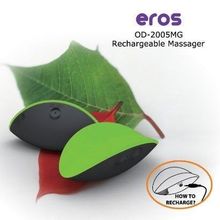 Odeco Зелёный вибромассажер Eros для стимуляции эрогенных зон