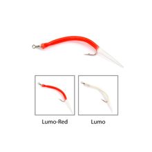 AKARA Снасточка морская Akara Paternoster Gummi Eel SP9-007 L13 №11 0 Lumo (3шт.)