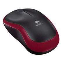 logitech (mouse logitech wireless m185 red) 910-002240