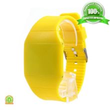 Ультратонкие силиконовые LED часы Nexer G1206, синие