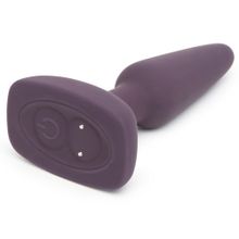 Fifty Shades of Grey Фиолетовая вибровтулка Feel So Alive Rechargeable Vibrating Pleasure Plug - 14 см. (фиолетовый)