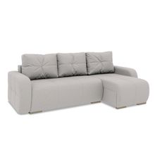 Диван угловой Томас Т1 Galaxy 06 (велюр) серый