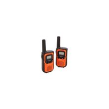 Voxtel MR160 black оранжевый (комплект из 2-ух радиостанций, радиус действия до 3 км, 8 каналов)