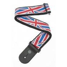 50A11 Тканный ремень для гитары, рисунок «Union Jack», Planet Waves