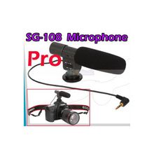 SG-108 Стерео микрофон пушка для мини видеокамер и фотокамер Canon Nikon